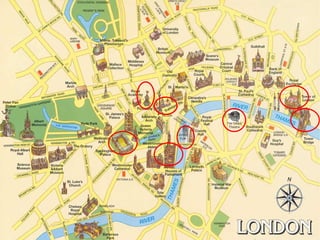 The Globe
          Theatre

London
 Eye
 