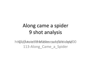 Along came a spider 9 shot analysis http://watchthetitles.com/articles/00113-Along_Came_a_Spider 
