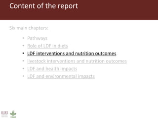 The influence of livestock-derived foods on the nutrition of mothers and infants in developing countries during the first 1,000 days