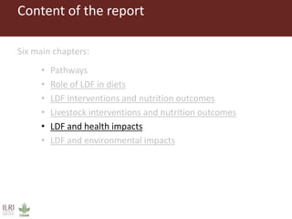 The influence of livestock-derived foods on the nutrition of mothers and infants in developing countries during the first 1,000 days