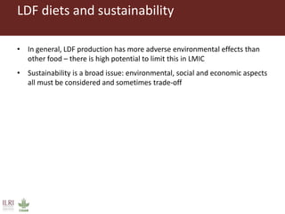 The influence of livestock-derived foods on the nutrition of mothers and infants in developing countries during the first 1,000 days