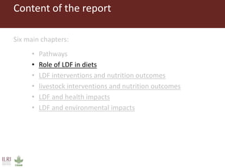 The influence of livestock-derived foods on the nutrition of mothers and infants in developing countries during the first 1,000 days