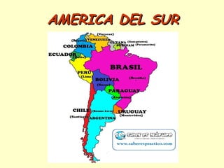 AMERICA DEL SURAMERICA DEL SUR