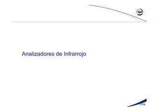 476#
Analizadores de InfrarrojoAnalizadores de Infrarrojo
 