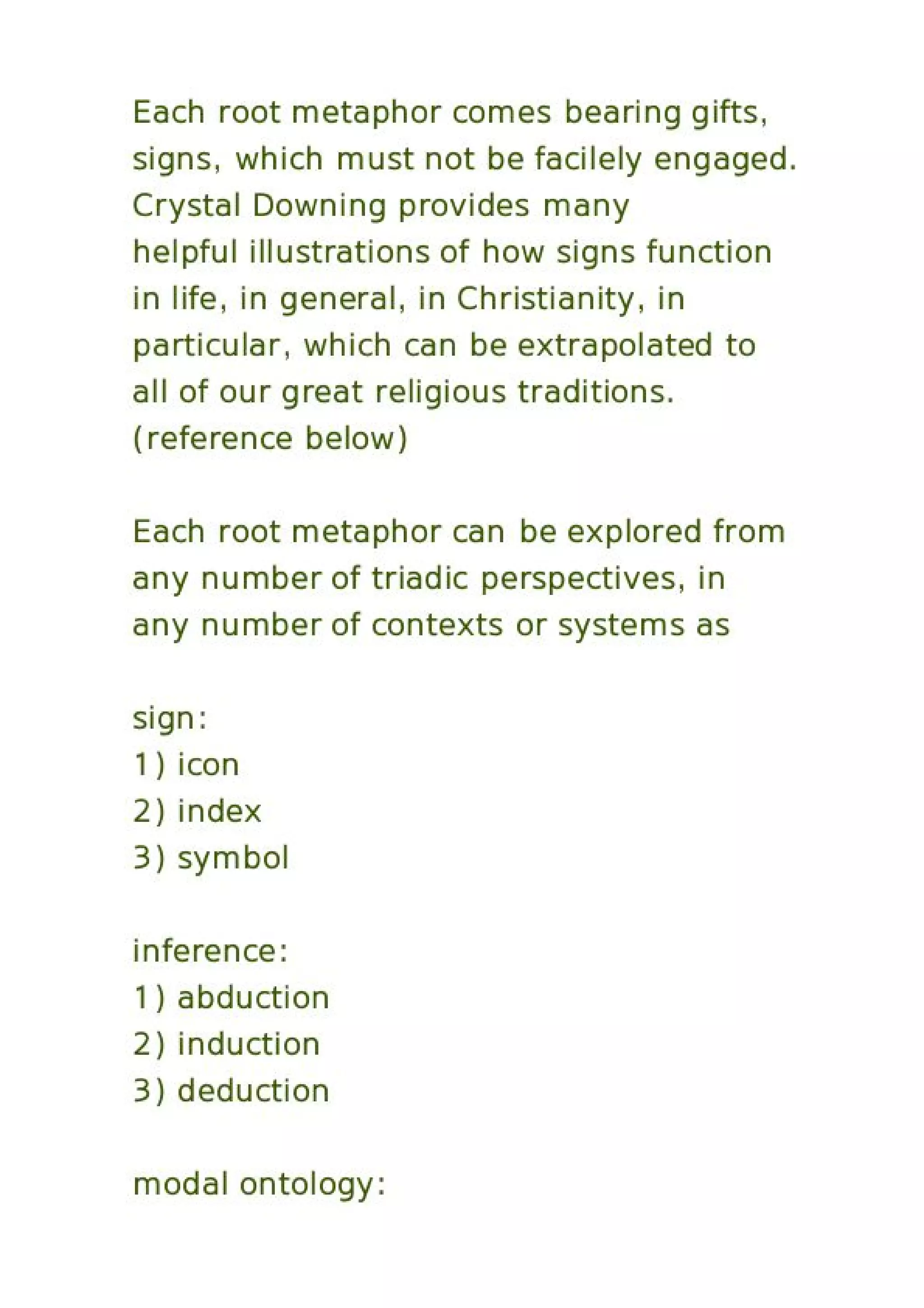 A look at panentheism from a semiotic vantage point