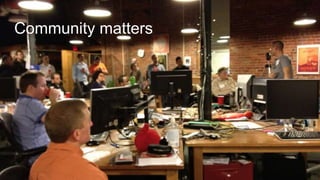 Community matters
 