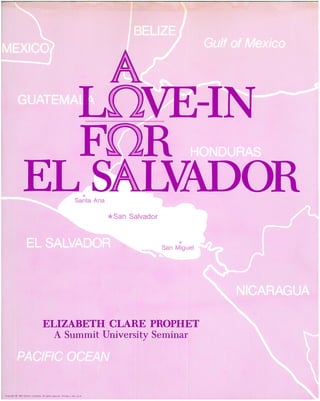 The Summit Lighthouse: A love in for el salvador album cover