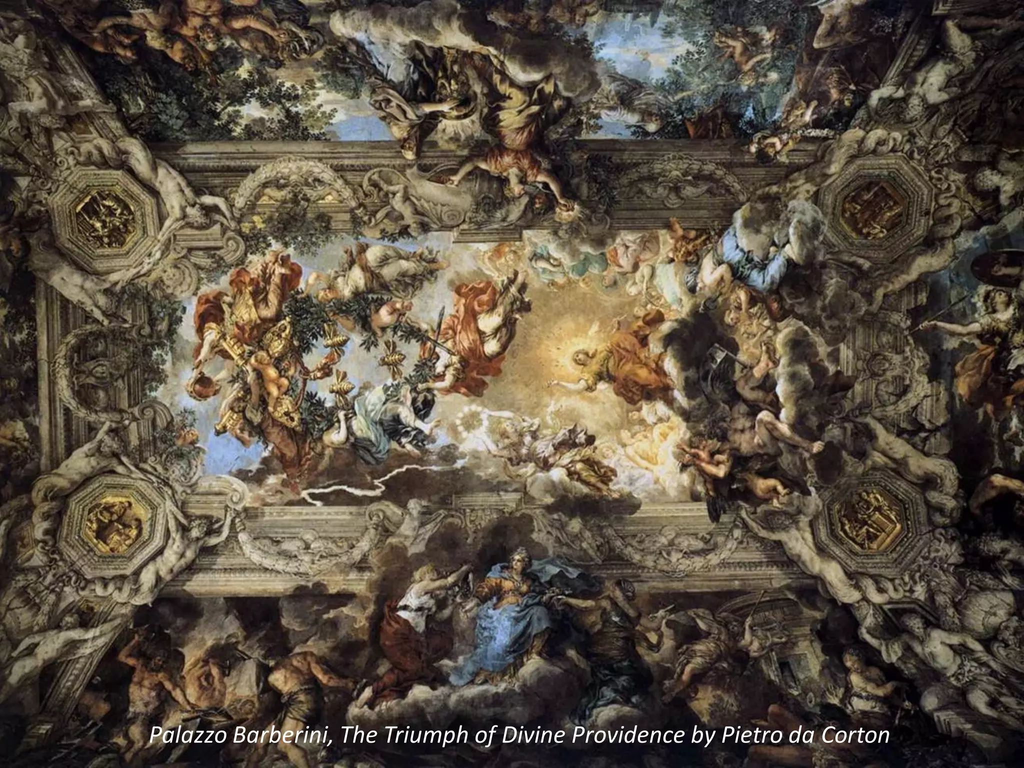 Palazzo Barberini, The Triumph of Divine Providence by Pietro da Corton
 