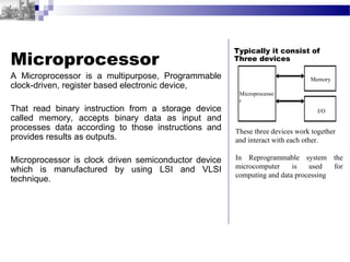 ppt - picojava microprocessor architecture powerpoint... microprocessor architecture | PPT