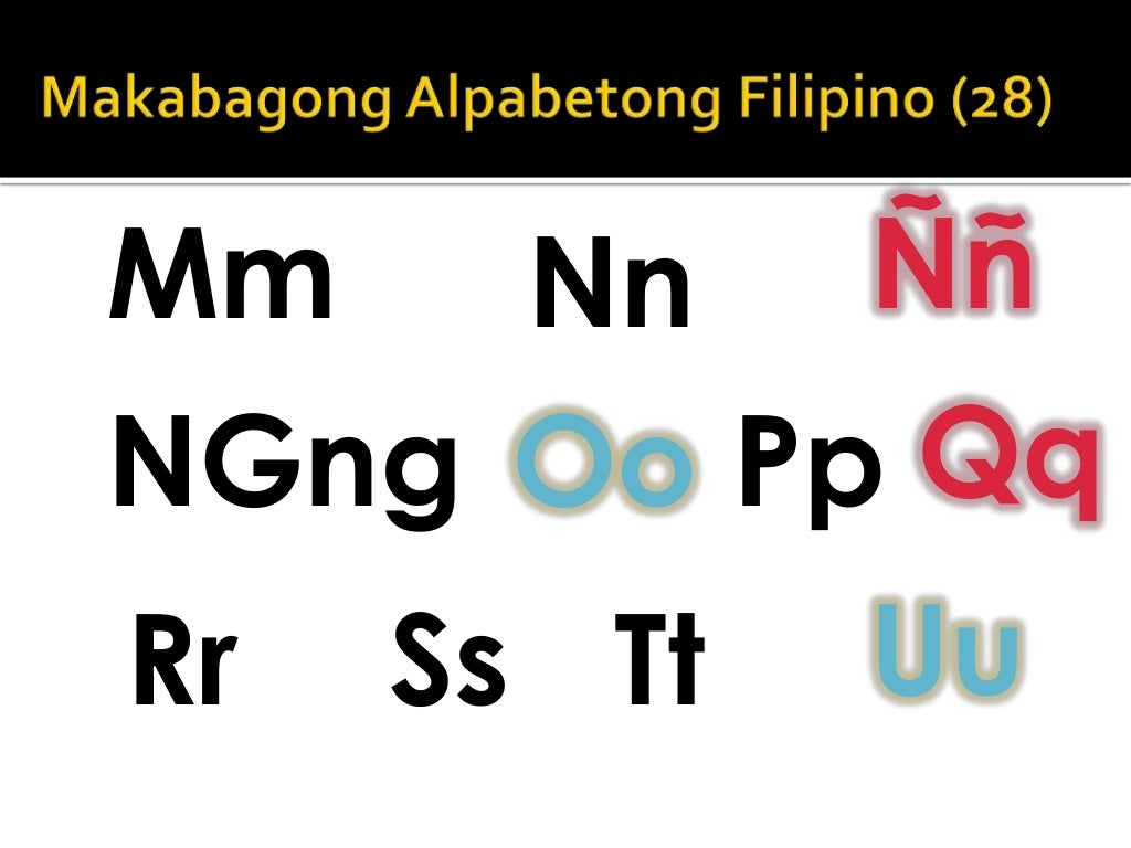 alpabetong filipino abakada ppt alpabetong filipino abakada ppt