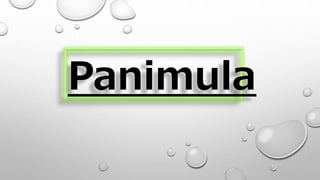 Panimula
 