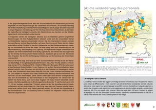 91
(A) die veränderung des personals
In der gegenüberliegenden Karte wird das durchschnittliche Alm-/Alppersonal pro Alm/Alp
dargestellt. Als Alm-/Alppersonal gilt die Gesamtheit der Personen, die schwerpunktmäßig
mit der Bewirtschaftung von Almen/Almen beschäftigt sind. Die Aussage der Daten ist jedoch
in einigen Regionen wie Salzburg und Tirol mit etwas Vorsicht zu interpretieren, da die Daten
auf Auskünften der befragten Landwirte, Alm-/Alpobmänner usw. beruhen und die Vollstän-
digkeit damit nicht kontrolliert werden konnte.
Im Folgenden werden die wichtigsten, teilweise auch in Statistiken getrennt angeführten
Bezeichnungen mit ihren Aufgabenfeldern erläutert, wobei sich die verwendeten Namen
und Arbeitsfelder regional unterscheiden können: Die Alm-/Alpmeisterin/-meister und/oder
Sennerin/Senner sind die Bewirtschafter, auf deren Rechnung und Risiko die Alm-/Alpbe-
wirtschaftung erfolgt. Sie sind für das Alm-/Alppersonal und das Weidemanagement zustän-
dig und kontrollieren die Arbeit der Hirten. Sie sind häufig aber auch verantwortlich für die
Milchverarbeitung, die Käsepflege und Lagerung. Die Alpknechte/-mägde unterstützen ihre
Tätigkeit. Die Hirten/Schäfer/Hüter sind häufig Jugendliche, die während der Alpungsperiode
auf der Alm/Alp die Tiere auf den Weiden betreuen. Zusätzlich gibt es noch die Schwender
oder Almputzer. Sie sind für die Reinigung, Entsteinung und Schwendung der Almen/Alpen
verantwortlich.
Wie nun die Karte zeigt, sind heute auf einer durchschnittlichen Alm/Alp ein bis drei Perso-
nen beschäftigt. In Tirol gibt es aktuell 3240 Personen die auf der Alm/Alp arbeiten, in Vorarl-
berg sind es 1014, in Salzburg 1516, in Südtirol 1052 und in Schwaben 876. Bemerkenswert
ist das Nordwest-Südost-Gefälle. In den Regionen mit großen Gemeinschaftsalmen/-alpen
arbeiten natürlich mehr Personen pro Alm/Alp als in den Gebieten mit überwiegend kleinen
Privat- oder Einzelalmen/-alpen (siehe Seite 68). Nur das Tiroler Unterland sticht etwas her-
vor. Dort arbeiten im Vergleich zum Osten Südtirols oder Salzburg überdurchschnittlich viele
Personen auf den Almen/Alpen. Diese Zahlen sollen aber nicht darüber hinwegtäuschen,
dass sich die Arbeitskraft auf den Almen/Alpen in den vergangenen 100 Jahren mehr als
halbiert hat (Karte oben), auch wenn diese Angaben mit etwas Vorsicht betrachtet werden
müssen. Die Datenqualität und die Erhebungskriterien Ende des 19. Jahrhunderts sind nicht
1:1 mit den heutigen vergleichbar. Trotzdem weisen sie auf die derzeitige prekäre Arbeits-
kraftsituation auf den Almen/Alpen hin. Was früher zwei oder drei Personen erledigt haben,
muss heute vielfach durch eine Person geschafft werden. So hat das Alm-/Alppersonal in
den Bundesländern Tirol und Salzburg sowie in Südtirol von insgesamt 14330 auf 5815
Personen abgenommen.
Le malghe e chi ci lavora
La cartina a fianco mostra che oggi in una malga lavorano in media da una a tre persone. Vale la
pena notare la differenza tra il nord-ovest e il sud-est del territorio considerato: come è naturale
attendersi, nelle regioni con grandi alpeggi consortili il numero di addetti per malga è superiore a
quello che si registra nelle regioni con una maggioranza di piccole malghe singole o private (vedi
cartina p. 68). Pur con queste cifre, rimane il fatto che negli ultimi 100 anni il numero di addetti
all’alpeggio si è più che dimezzato (cartina sopra), passando complessivamente da 14.330 a
5.815 unità nell’area del Tirolo, Salisburghese e Alto Adige.
 