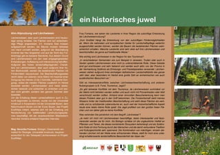 161
Alm-/Alpnutzung und Lärchwiesen
Lärchenwiesen, aber auch Lärchenweiden sind heutzu-
tage wenig rentabel. Die Flächen sind auf zeitaufwen-
dige Pflege angewiesen, d.h. trockene Äste müssen
aufgesammelt werden, die Bäume müssen teilweise
von Hand ummäht werden, aufgrund der Beschattung
trocknet das Heu langsamer und aus der Sicht des Fut-
terertrags gibt es bessere Standorte. Aus diesem Grund
sind Lärchenwiesen von den zwei entgegengesetzten
Entwicklungen, Auflassung und Intensivierung betroffen.
Aufgrund des hohen landschaftsprägenden Charak-
ters von Lärchenwiesen, aber auch aufgrund ihrer ho-
hen Biodiversität, werden die bestehenden Flächen mit
Fördermitteln bezuschusst. Die Bewirtschaftungsweise
reicht dabei von extensiv (eine Mahd mit maximal einer
Düngung) bis intensiv (2 bis 3 Schnitte, mehrfache Dün-
gung), wobei die meisten Flächen zusätzlich im Herbst
beweidet werden. Lärchenweiden sind meist steiler,
dichter bestockt und schlechter zu erreichen und wer-
den nicht gemäht, sondern den ganzen Sommer über
beweidet.
Um die Erhaltung dieser Landschaftsform auch in Zu-
kunft begründen zu können, wurde von der Universität
Innsbruck in Kooperation mit der Universität Bozen, dem
Naturmuseum Bozen und der Eurac Bozen, das Projekt
EcoRAlps initiiert, welches sich mit der Erhaltung und
Renaturierung von traditionellen Landnutzungssyste-
men beschäftigt. Mit der verantwortlichen Mitarbeiterin
Veronika Vontana entstand folgendes Interview.
Mag. Veronika Fontana: Biologin, Dissertandin am
Institut für Ökologie, Universität Innsbruck, hauptver-
antwortlich für den Teilaspekt Lärchenwiesen im Projekt
EcoRAlps.
ein historisches juwel
Frau Fontana, wie sehen die Landwirte in Ihrer Region die zukünftige Entwicklung
der Lärchwiesennutzung?
„Zum Großteil hängt die Entwicklung von den zukünftigen Fördermöglichkeiten
ab. Wenn die nationalen und europäischen Gelder für Landschaftspflege weiterhin
ausgeschüttet werden können, werden die Bauern die bestehenden Flächen wahr-
scheinlich erhalten. Manche Landwirte sind sehr stolz auf ihre Lärchenwiesen und
bewirtschaften sie gerne auf traditionelle Weise.“
Wie wichtig sind Lärchwiesen in der Region für den Tourismus?
„In verschiedenen Gemeinden wie zum Beispiel in Jenesien, Truden oder auch in
Sexten spielen Lärchenwiesen eine nicht zu unterschätzende Rolle. Diese Gebiete
sind gut erschlossen und sehr bekannt und werden auch aktiv von der Provinz in
der Vermarktung Südtirols als Erholungs- und Freizeitparadies verwendet. Lärchen-
wiesen ziehen aufgrund ihres einmaligen ästhetischen Landschaftsbilds das ganze
Jahr über, aber besonders im Herbst eine große Zahl an einheimischen wie auch
ausländischen Besuchern an.“
Gibt es Interessenskonflikte zwischen Lärchwiesenbewirtschaftung und anderen
Nutzergruppen (z.B. Forst, Tourismus, Jagd)?
„Es gibt teilweise Konflikte mit dem Tourismus, da Lärchenwiesen zumindest vor
der Mahd nicht betreten werden sollten und auch nicht mit Proviantresten oder Müll
verschmutzt werden sollten. Anhand einer sinnvollen Besucherlenkung kann man
dieses Problem aber gut in den Griff bekommen. Die Forstwirtschaft steht meines
Wissens hinter der traditionellen Bewirtschaftung und sieht diese Flächen als wert-
volle und zu schützende Lebensräume an, auch weil der holzwirtschaftliche Aspekt
heute eine relativ kleine Rolle spielt. Die Jagd profitiert von den großen freien Flä-
chen und von daher gibt es keine Konflikte.“
Was verbinden Sie persönlich mit dem Begriff „Lärchwiese“?
„Je mehr ich mich mit Lärchenwiesen beschäftige, desto interessanter und faszi-
nierender werden sie für mich. Als Biologin schätze ich die unglaubliche Vielfalt an
Pflanzen und Tieren, die dieses kombinierte Ökosystem beherbergt und als Südtiro-
lerin finde ich ihre Formung durch den Menschen und die damit verbundene Tradition
und Kulturgeschichte sehr spannend. Die Kombination von mächtigen, einzeln ste-
henden Lärchen mit der Weite einer erfrischenden Wiese, stellt für mich eine unbe-
dingt erhaltenswerte landschaftliche Besonderheit der Alpen dar.“
E
F
G
H
 