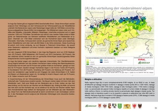 53
(A) die verteilung der niederalmen/-alpen
Im Arge Alp-Gebiet gibt es insgesamt 8542 bewirtschafte Almen. Diese Almen/Alpen werden
aufgrund ihrer Höhenlage und dem Schwerpunkt der Höhenausdehnung der Weideflächen
unterteilt: Die Niederalmen/-alpen (oder Niederleger) liegen tiefer als 1300 Meter und sind häu-
fig aus aufgegebenen Bauernhöfen hervorgegangen. Die Mittelalmen/-alpen (oder auch Vor-
säße oder Maisäße, Unterstafel, Mittelalm, Niederleger, Unterhütte) erstrecken sich in Lagen
zwischen 1300 und 1700 Meter. Sie befinden sich damit in den meisten Fällen direkt im Wald-
gürtel; ein Nebeneinander von kleineren waldfreien Weideflächen und Waldweiden ist ty-
pisch. Oberhalb von 1700 Meter erstrecken sich die Hochalmen/-alpen (oder Oberleger,
Oberstafel, Oberhütte). Schlussendlich werden als gemischte Almen/Alpen jene bezeichnet,
deren Weideflächen sich über mehr als 800 Meter in die Höhe erstrecken. Diese Zuordnung
ist jedoch nicht immer eindeutig, da zum Beispiel in Österreich Almen/Alpen, die sowohl
einen Niederalm-/-alpbereich und einen Hochalm-/-alpbereich besitzen nur einer Kategorie
zugeordnet sind.
Von den insgesamt 9196 Almen/Alpen in den Arge Alp-Regionen sind nun 2105 Niederal-
men (23 Prozent), 3266 Mittelalmen (36 Prozent) und 3510 Hochalmen (39 Prozent). Bei
den restlichen Almen handelt es sich um gemischte Almen/Alpen beziehungsweise fehlen
entsprechende Zuordnungsinformationen.
Im Arge Alp-Gebiet zeigen sich deutliche regionale Unterschiede: Der Oberflächenerstre-
ckung folgend befinden sich die meisten Hochalmen/-alpen entlang des Alpenhauptkamms.
Graubünden hat mit mehr als 83 Prozent den größten Anteil an Hochalmen, gefolgt von Süd-
tirol mit 70 Prozent. Deutlich weniger Hochalmen liegen in der Provinz Trento (44 Prozent),
im Bundesland Tirol (38 Prozent), Vorarlberg (26 Prozent) und Salzburg (24 Prozent). Auf-
grund der randalpinen Lage handelt es sich hingegen bei vielen Almen/Alpen in St. Gallen
und Bayern um Niederalmen/-alpen (A). So beträgt ihr Anteil in Bayern mehr als 70 Prozent,
in St. Gallen immerhin noch 50 Prozent.
In Zusammenhang mit der Höheneinteilung der Almen/Alpen muss auch die Mehrstufen-
wirtschaft oder Transhumanz erwähnt werden. Die Bauern ziehen dabei mit ihrem Vieh dem
Weidefutter nach. Geht eine Weide auf der Niederalm/-alp zu Ende, treiben sie das Vieh
etwa Anfang Juni für drei bis vier Wochen auf die Mittelalm/-alp. Anfang bis Mitte Juli kommt
das Vieh dann auf die Hochalm/-alp, wo es wiederum für drei bis vier Wochen weidet. Nach
dem Hochalmbetrieb folgt vielfach ein Nachgrasen auf der Mittelalm/-alp oder Niederalm/-
alp. Diese Form der Mehrstufenwirtschaft ist damit vornehmlich in den Zentralalpen verbrei-
tet. In den Randalpen kommt aufgrund der fehlenden Höhenlagen eine reduzierte Zweistu-
fenform vor.
Malghe e altitudine
Nella regione Arge Alp ci sono complessivamente 9196 malghe, di cui 8542 in uso. In base
all’altitudine gli alpeggi vengono suddivisi in alpeggi a bassa quota (fino a 1300 metri), alpeggi
di media montagna (1300-1700 metri), alpeggi di alta montagna (oltre i 1700 metri) e alpeggi
misti. La percentuale dei pascoli d‘alta montagna rispetto al numero totale di alpeggi è indicata
nella cartina a fianco; la cartina piccola riporta la percentuale degli alpeggi a bassa quota. Per
alpeggi misti si intendono quelli in cui le superfici a pascolo si estendono per oltre 800 metri in
altezza. Nell’area Arge Alp si contano 2105 alpeggi a bassa quota (23%), 3.266 alpeggi di media
montagna (36%) e 3.510 alpeggi in quota (39%).
 