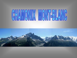 Alpes chamonix 