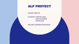 ALP PROYECT BASIC 05 - ICPNA - DIALOGO 3 | PDF