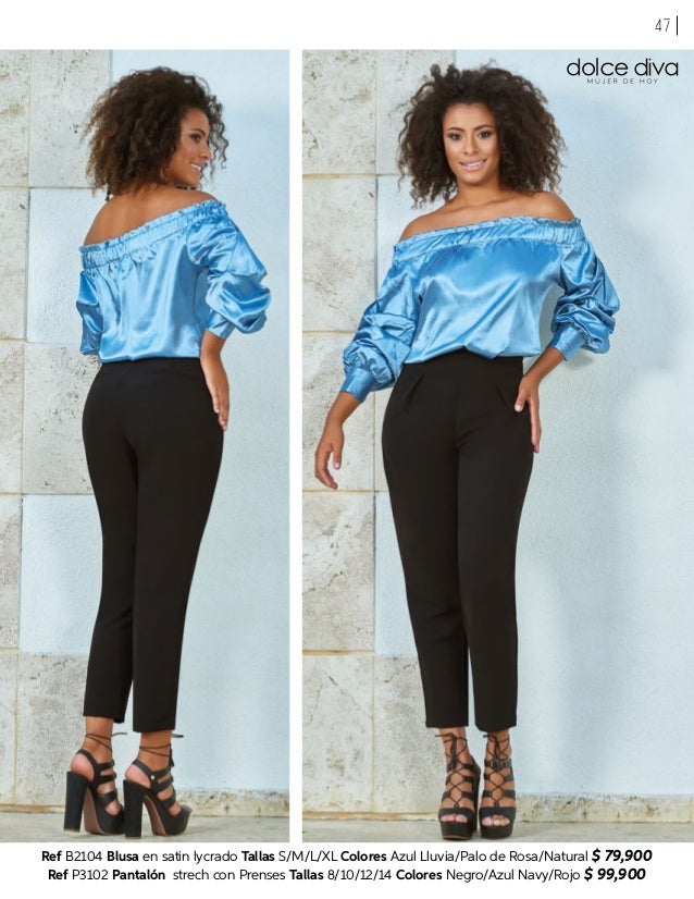 blusas en satin 2018