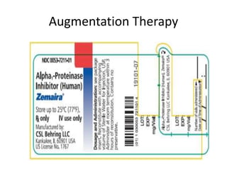 Alpha 1 antitrypsin deficiency | PPTX
