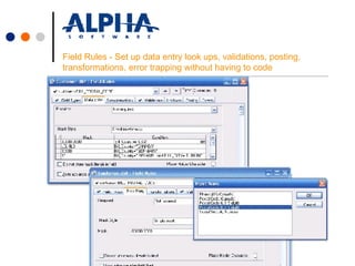 Alpha Five Version 8 - Rapid tool to build Web & Desktop DB ...