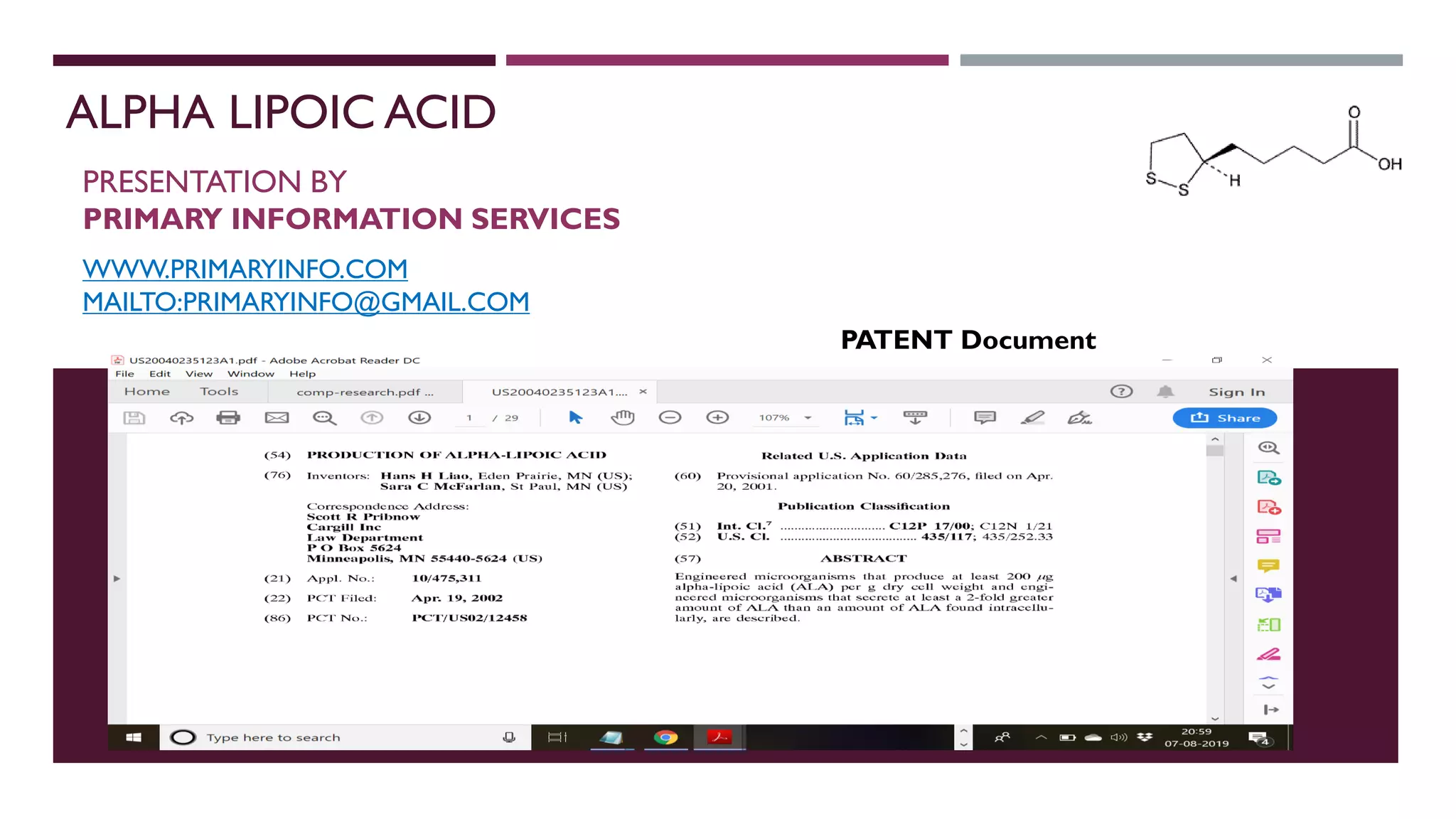 Alpha Lipoic Acid And Erectile Dysfunction Alpha lipoic-acid | PPT