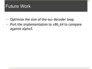 Automatic Generation of Compact Alphanumeric Shellcodes for x86 | PDF
