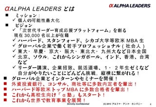 Alpha Advisors College Seminar
