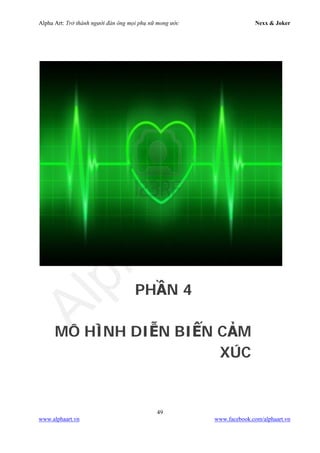 Alpha Art: Trở thành người đàn ông mọi phụ nữ mong ước Nexx & Joker
49
www.alphaart.vn www.facebook.com/alphaart.vn
PHẦN 4
MÔ HÌNH DIỄN BIẾN CẢM
XÚC
 