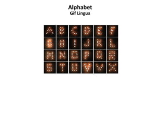 Alphabet
Gif Lingua
 