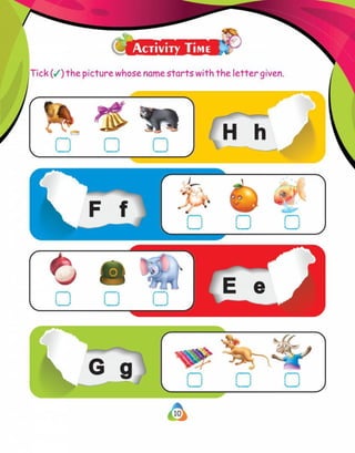 Alphabet Class - Nursery | PDF
