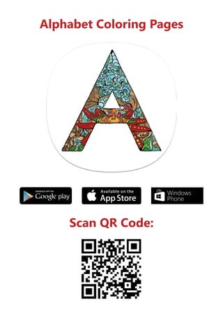 Alphabet Coloring Pages: Printable Coloring Pages, Free Coloring Book…