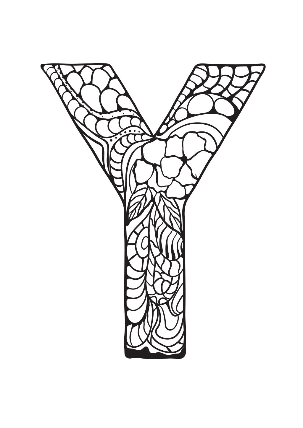 Alphabet Coloring Pages: Printable Coloring Pages, Free Coloring Book…