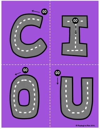 GO
GO
GO
GO
© Playdough to Plato 2014.
 
