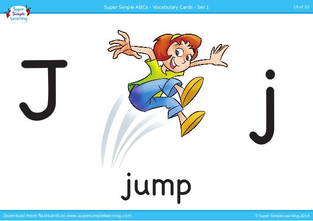 alphabet flash cards