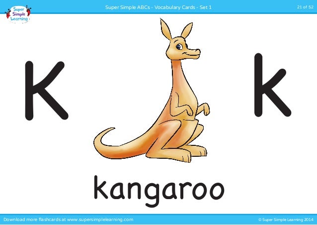 Alphabet vocabulary-flashcards-set-1