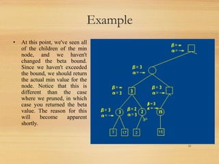 Alpha beta pruning in ai | PPTX