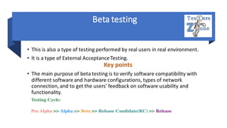Alpha & Beta Testing | PDF