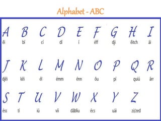 Alphabet - ABC 
 