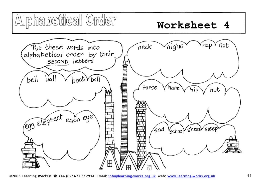 Alphabetical Order Book