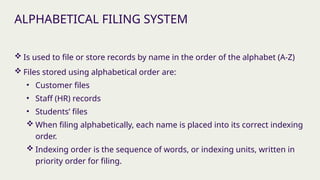 ALPHABETICAL CLASSIFICATION FILING SYSTEM.pptx