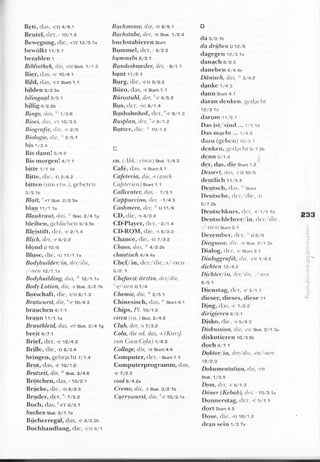 Alphabetische wörterliste