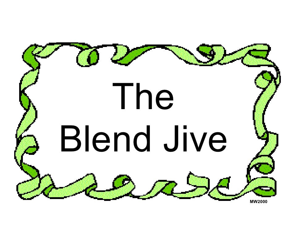 alphabet jive blends