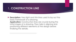 ALPHABET OF LINES, LINE VALUES, AND ARCHITECTURAL ELEVATIONS | PPTX