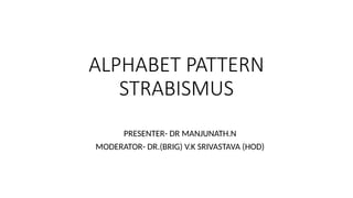 ALPHABET PATTERN STRABISMUS in detail.pptx