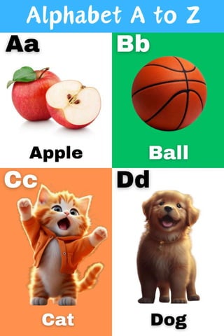 Alphabet, Numbers, Colors, and Shapes - A Fun Educational for Kids” | PDF