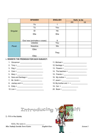 English lesson for begginers learners