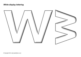 Alphabet putih | PPT