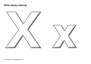 Alphabet putih | PPT