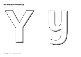 Alphabet putih | PPT