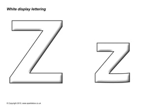 Alphabet putih | PPT