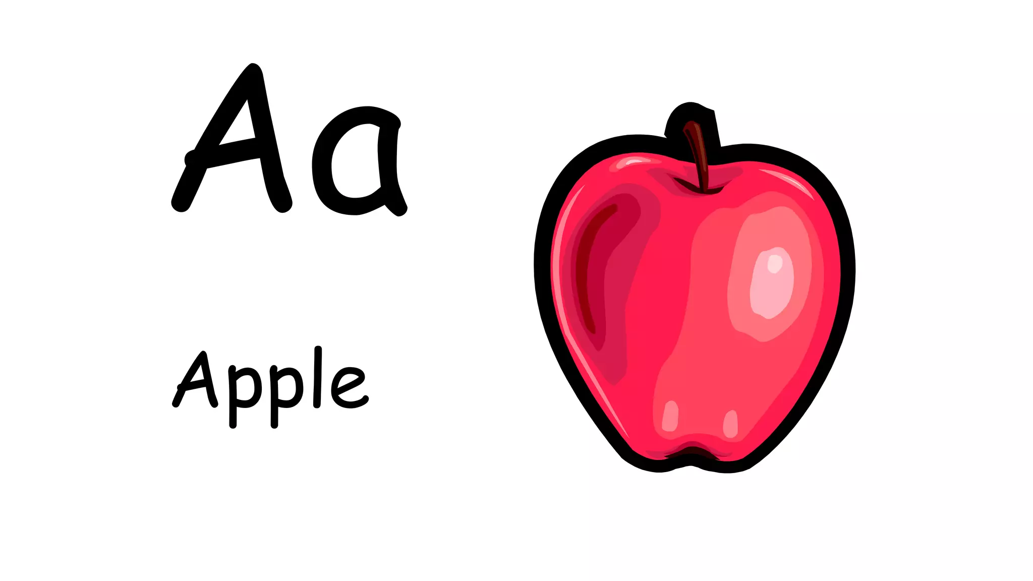 Aa
Apple